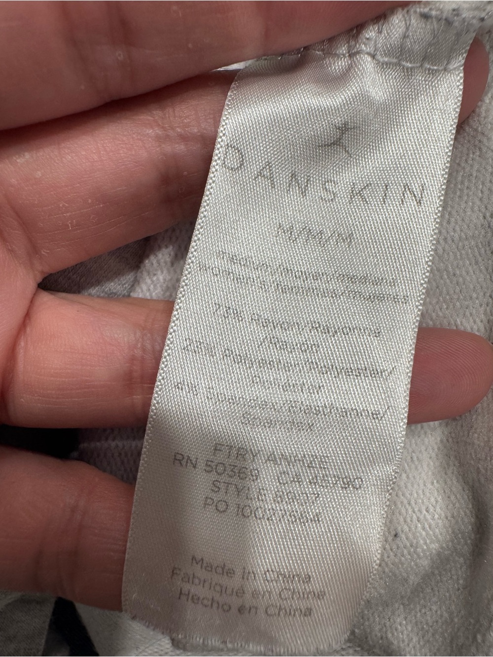 Danskin Light Gray V-Neck Twist Hem Sweatshirt - Picture 4 of 6